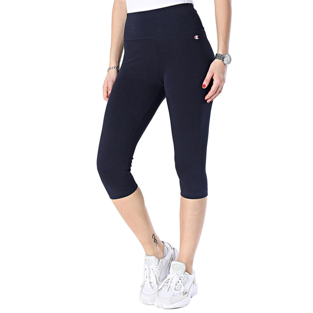 CHAMPION WOMAN 3/4 LEGGINGS - Blu - immagine principale