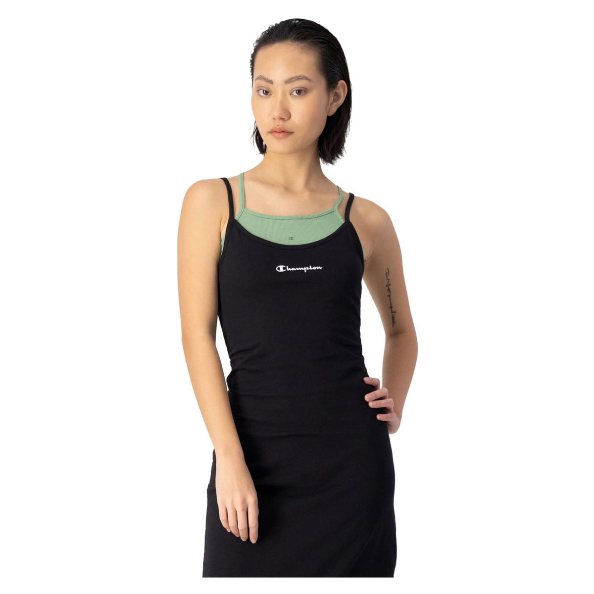 CHAMPION WOMAN DRESS - Nero - vista 2