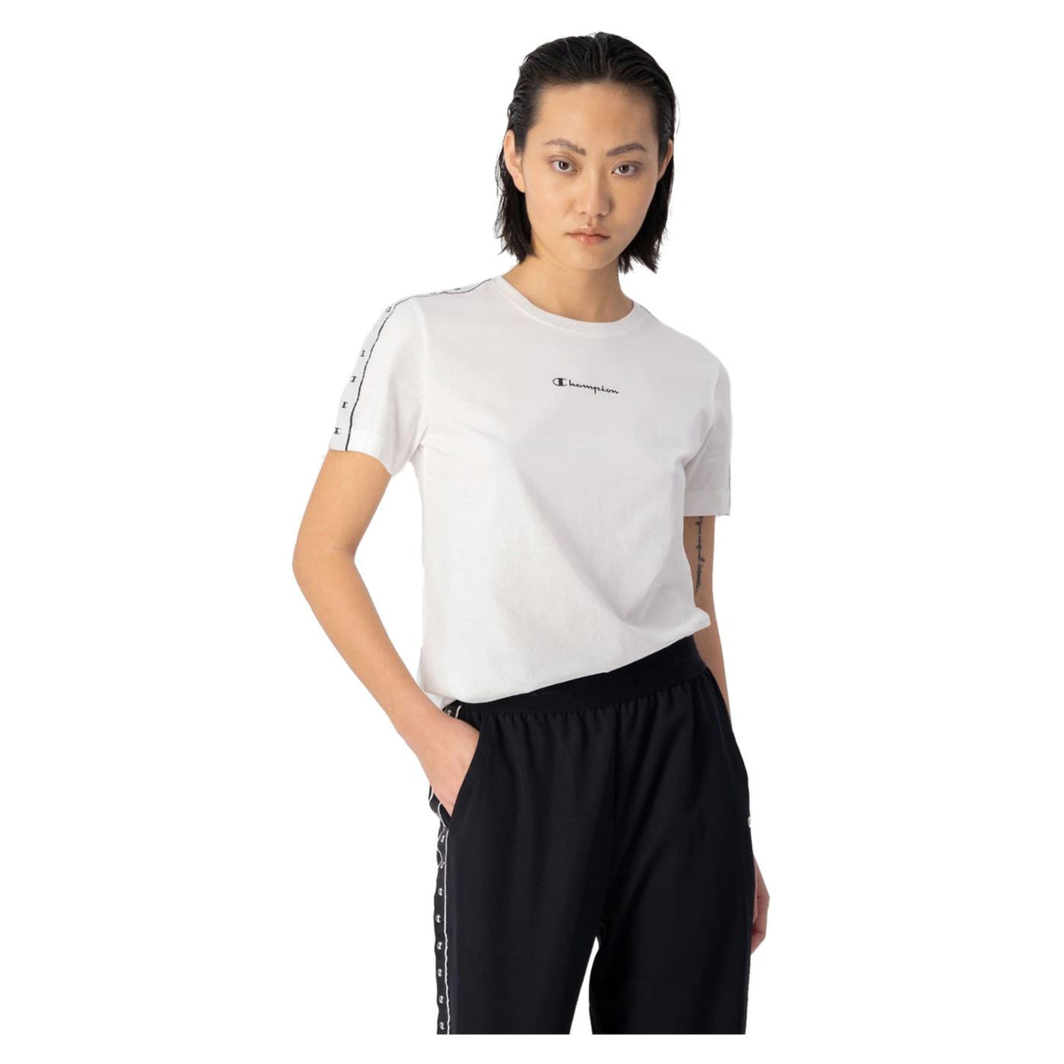 CHAMPION WOMAN CREWNECK T-SHIRT - seconda immagine