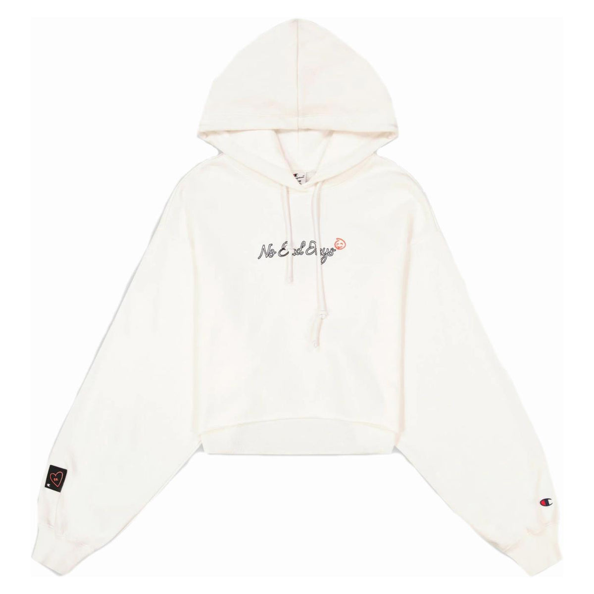 CHAMPION WOMAN HOODED SWEATSHIRT - Bianco - immagine principale