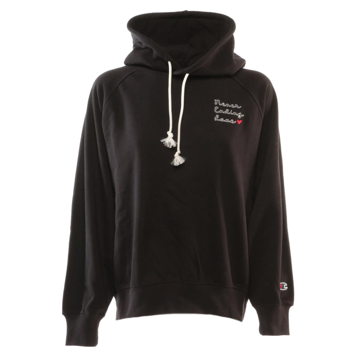 CHAMPION WOMAN HOODED SWEATSHIRT - Nero - immagine principale