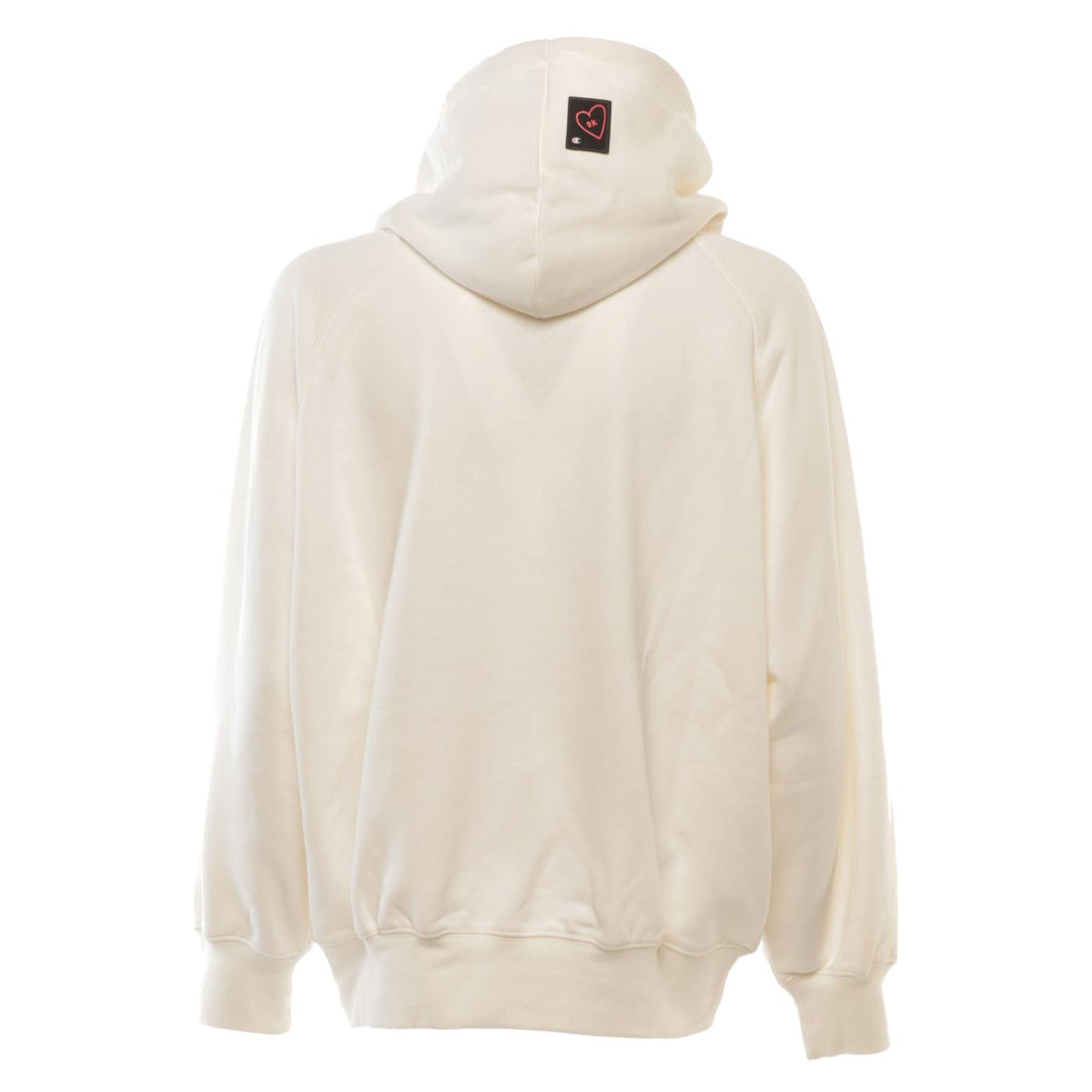 CHAMPION WOMAN HOODED SWEATSHIRT - Bianco - vista 2