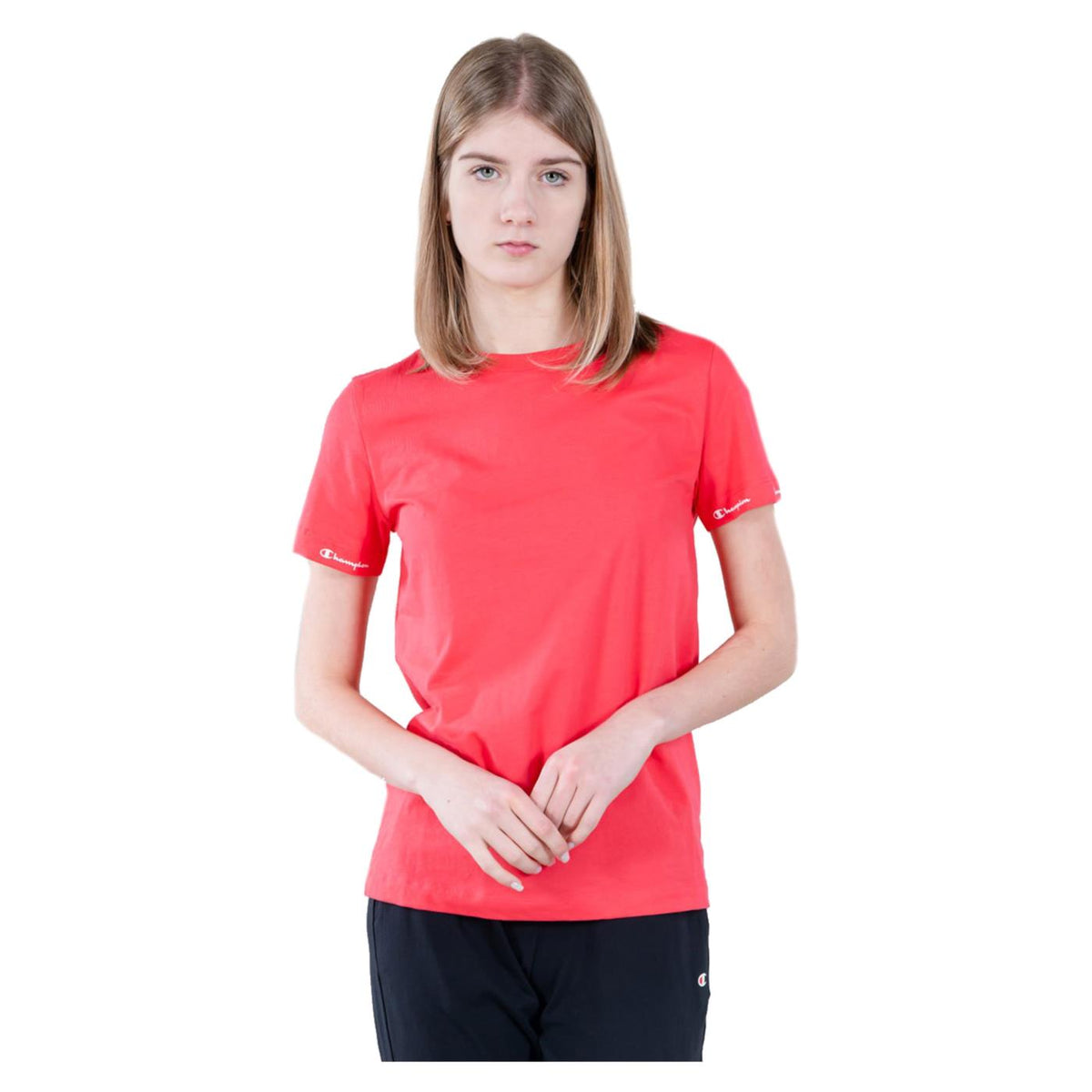 CHAMPION WOMAN CREWNECK T-SHIRT - seconda immagine