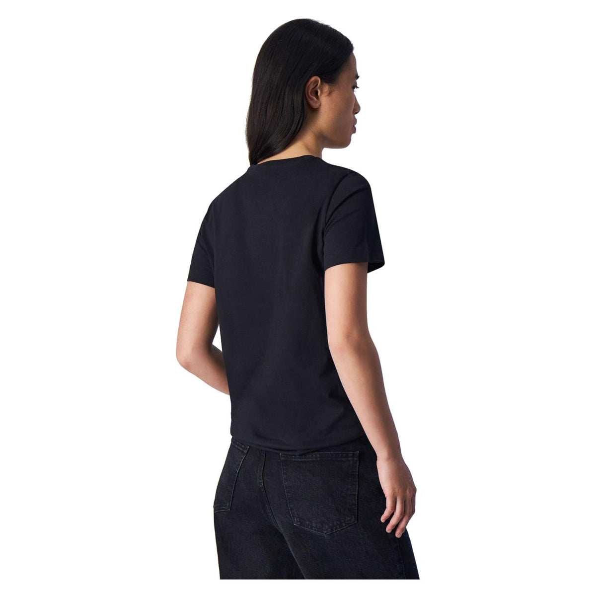 CHAMPION CREWNECK T-SHIRT - Nero - vista 3