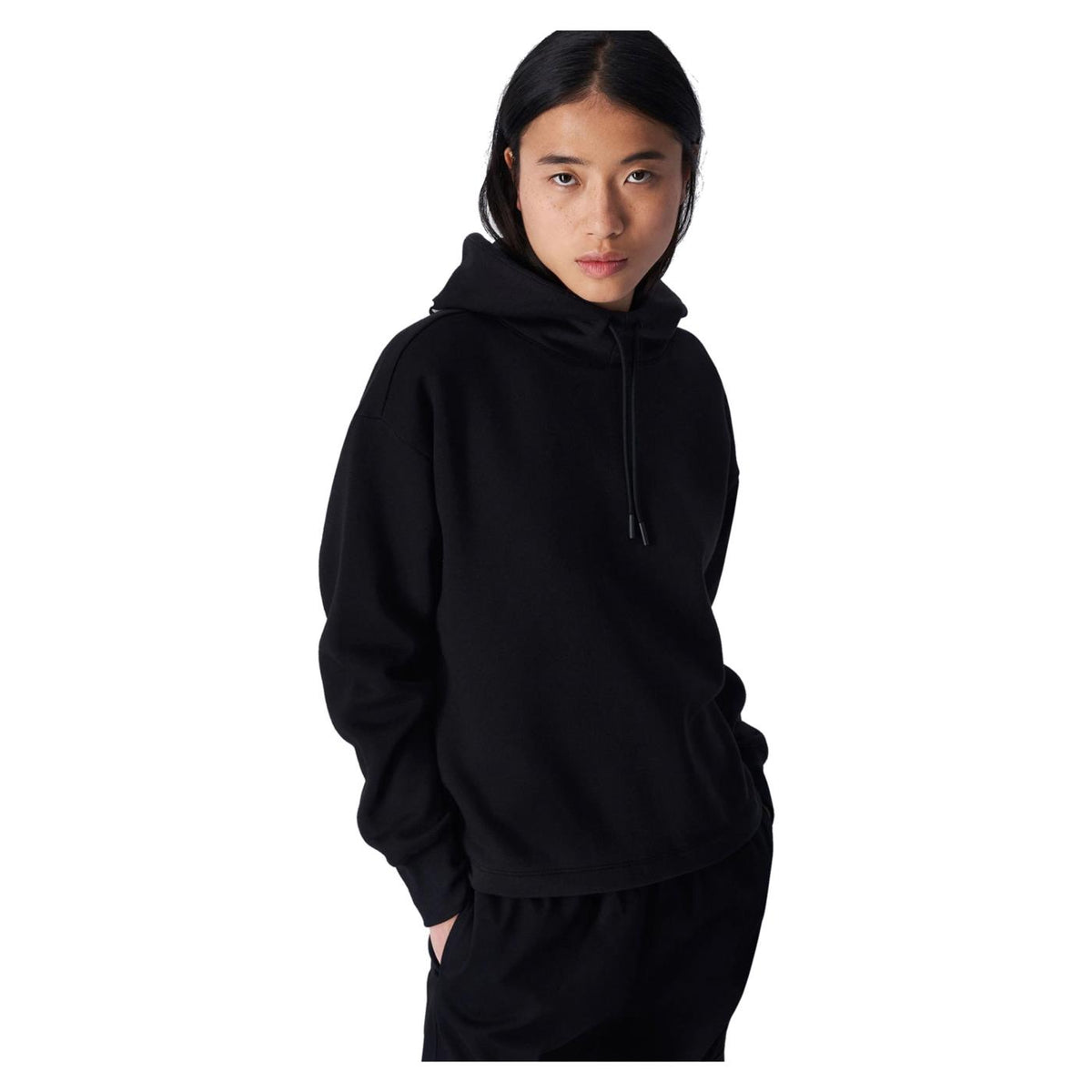 CHAMPION HOODED SWEATSHIRT - Nero - vista 2