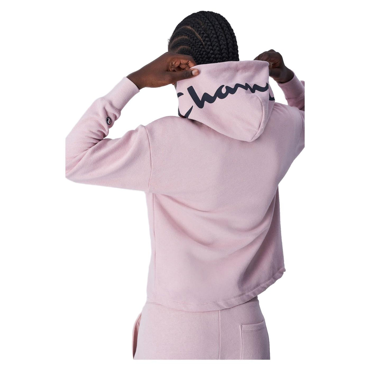 CHAMPION HOODED SWEATSHIRT - Rosa - vista 2