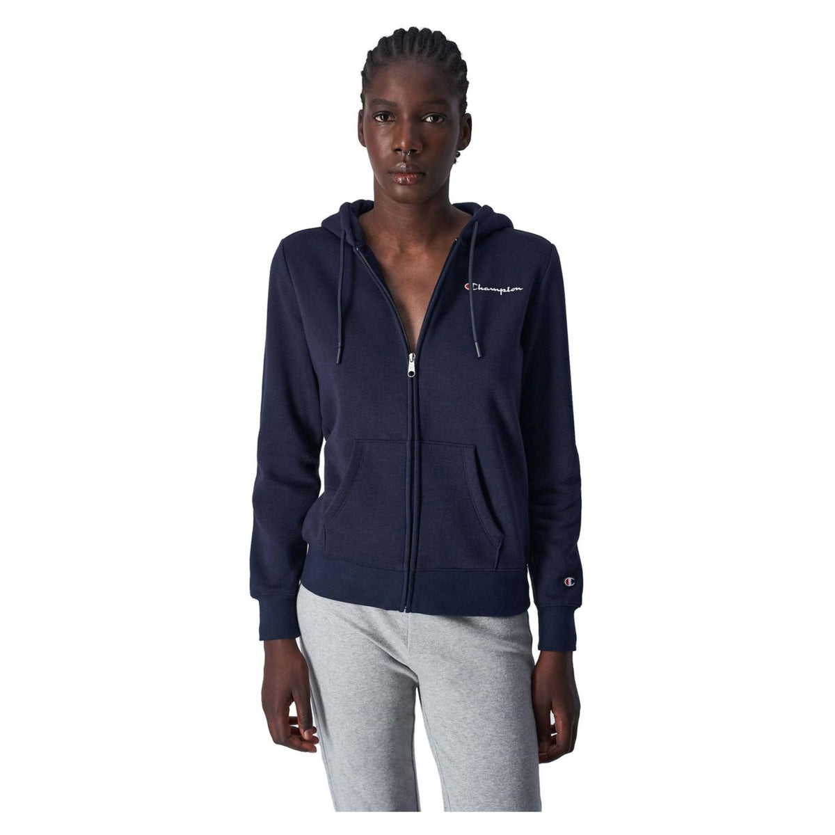 CHAMPION HOODED FULL ZIP SWEATSHIR - seconda immagine