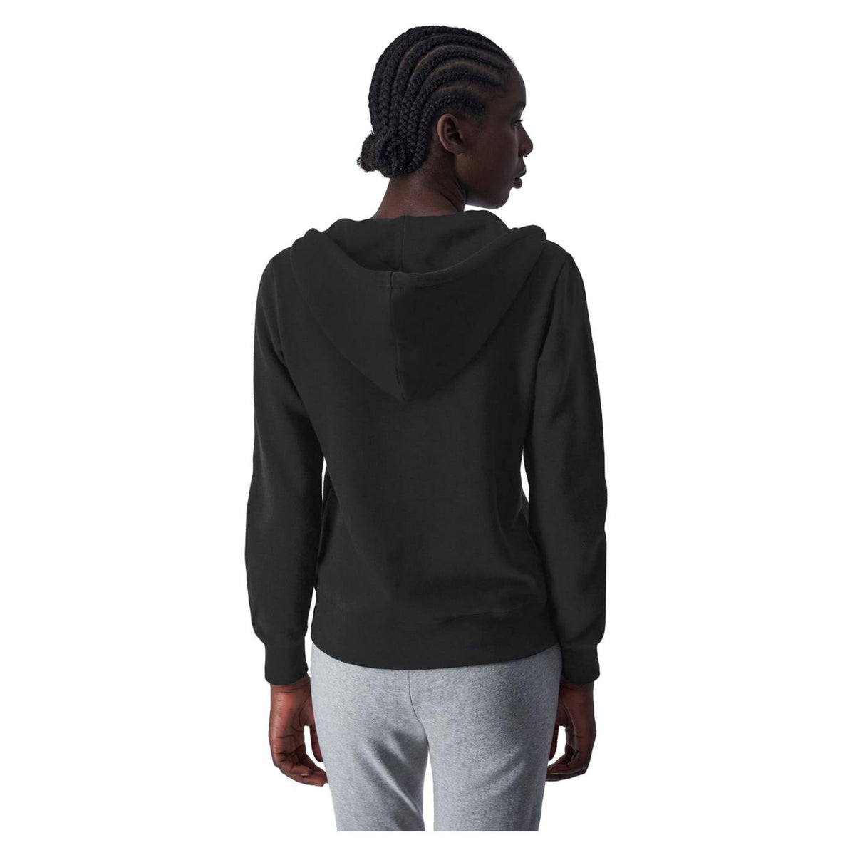 CHAMPION HOODED FULL ZIP SWEATSHIR - Nero - vista 3