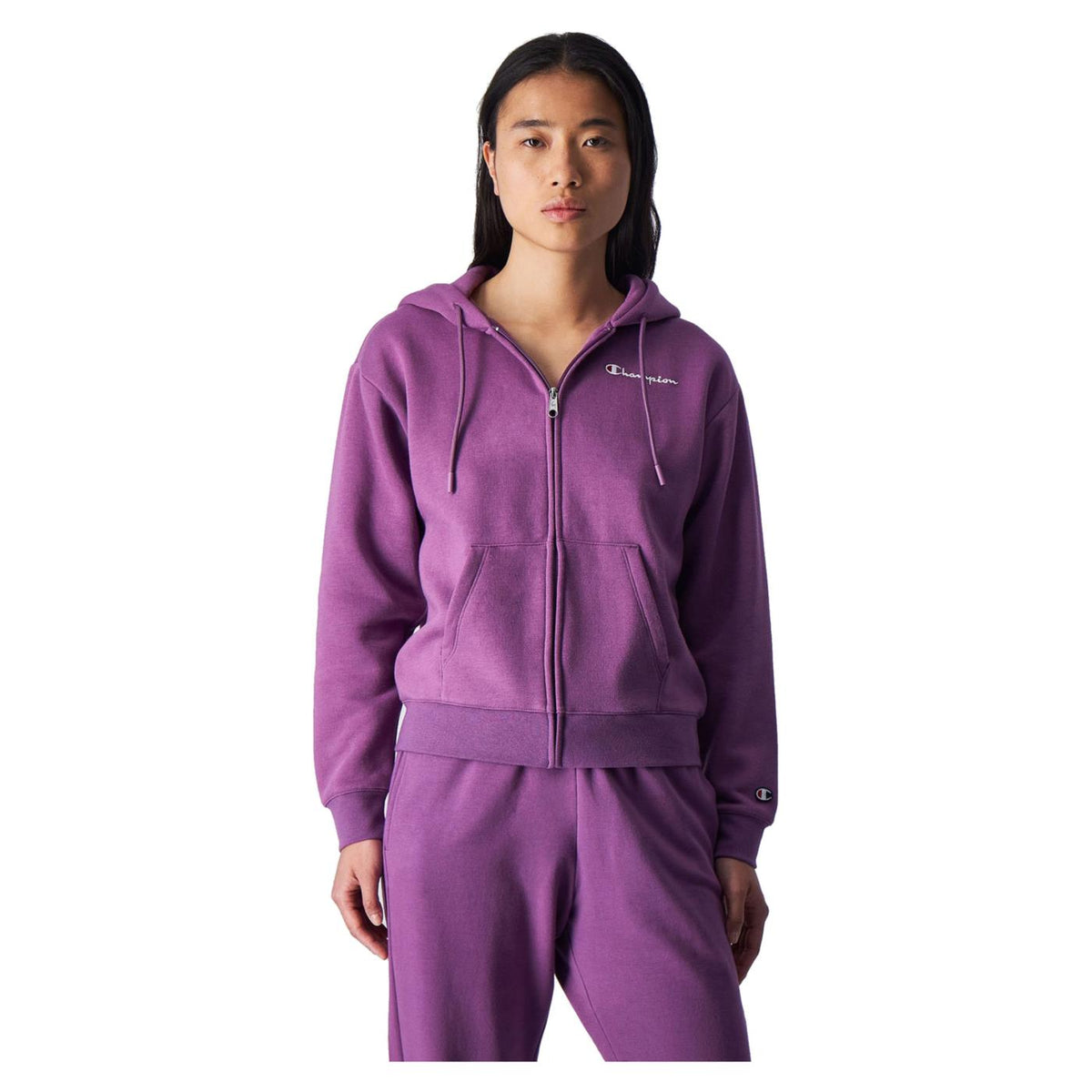 CHAMPION HOODED FULL ZIP SWEATSHIR - seconda immagine