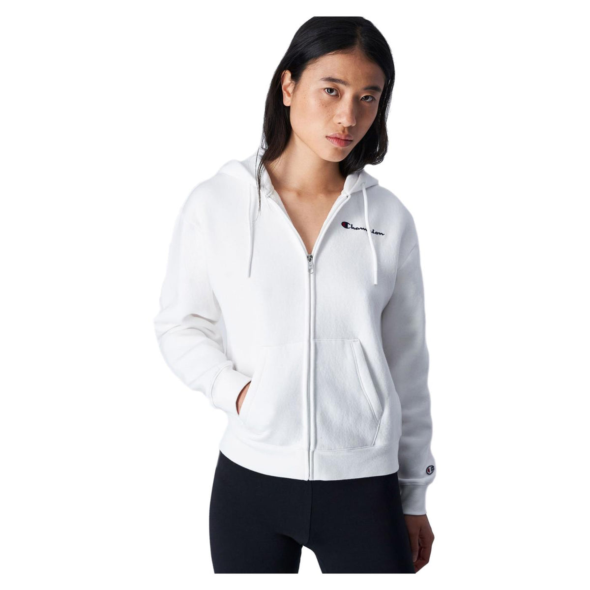 CHAMPION HOODED FULL ZIP SWEATSHIR - seconda immagine