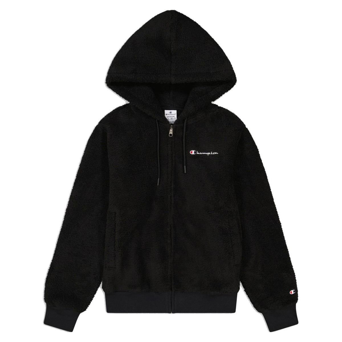 CHAMPION HOODED FULL ZIP SWEATSHIR - Nero - immagine principale
