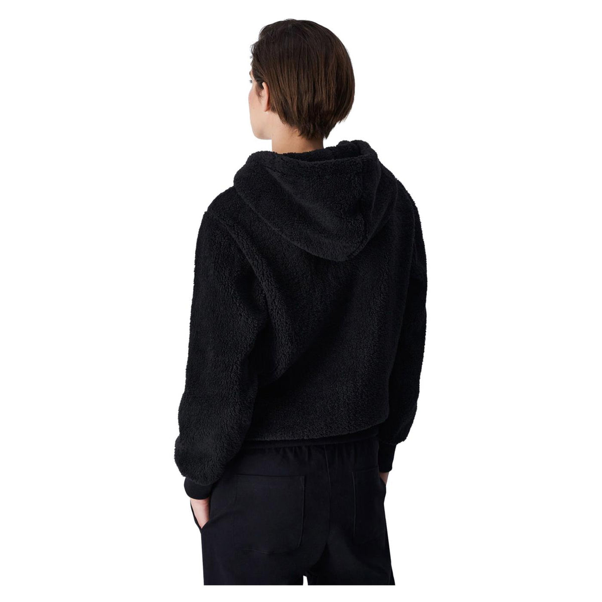 CHAMPION HOODED FULL ZIP SWEATSHIR - Nero - vista 3