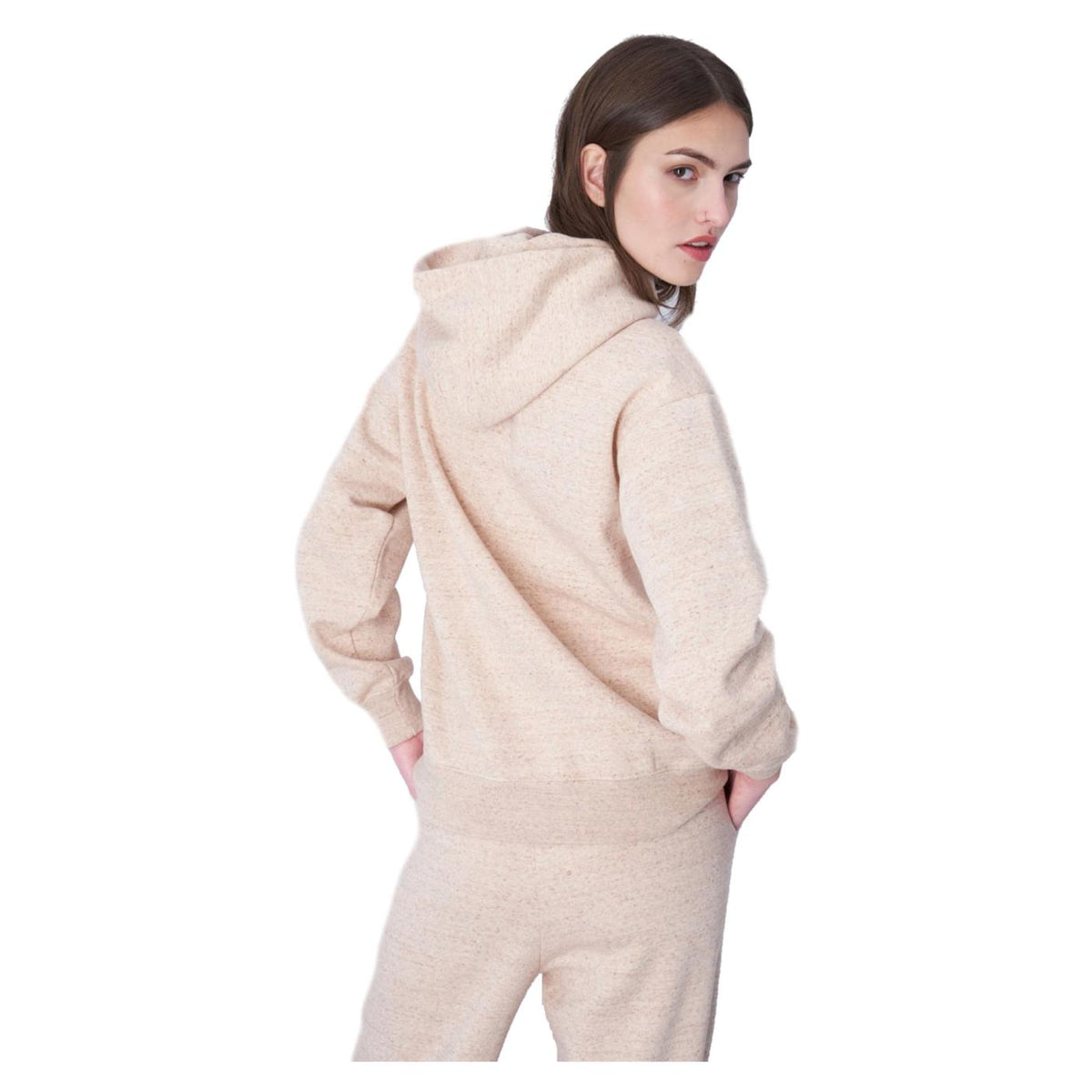 CHAMPION HOODED SWEATSHIRT - Beige - vista 3