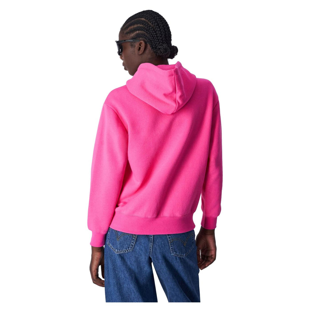CHAMPION HOODED SWEATSHIRT - Fucsia - vista 3