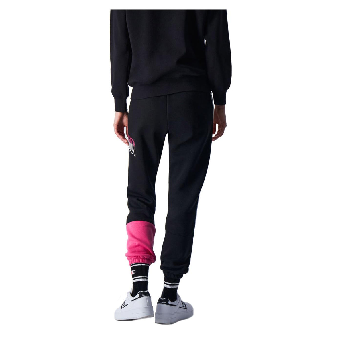 CHAMPION ELASTIC CUFF PANTS - Nero - vista 3