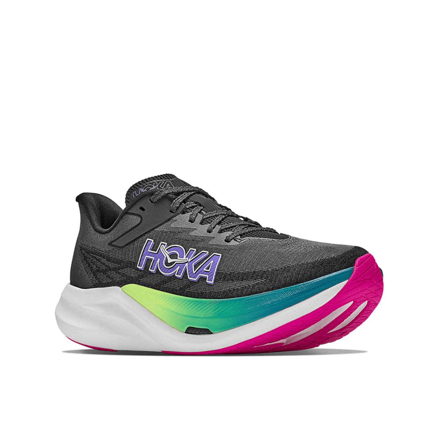 HOKA ROCKET X 3 - Nero - vista 4