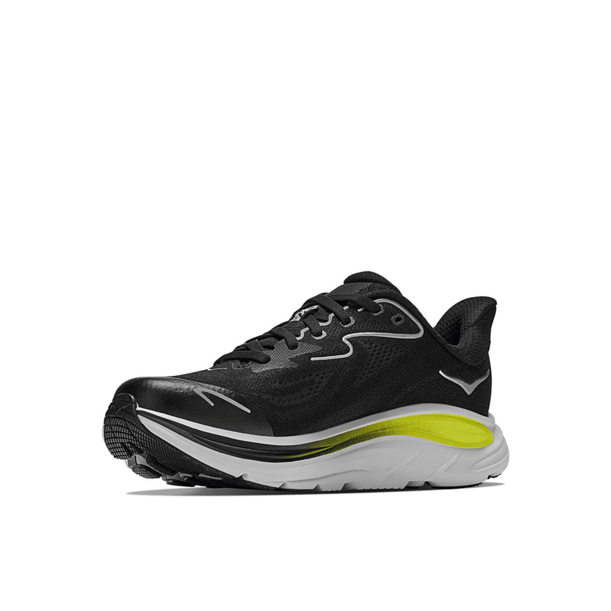 HOKA CLIFTON 10 BIG KIDS - Nero - vista 3
