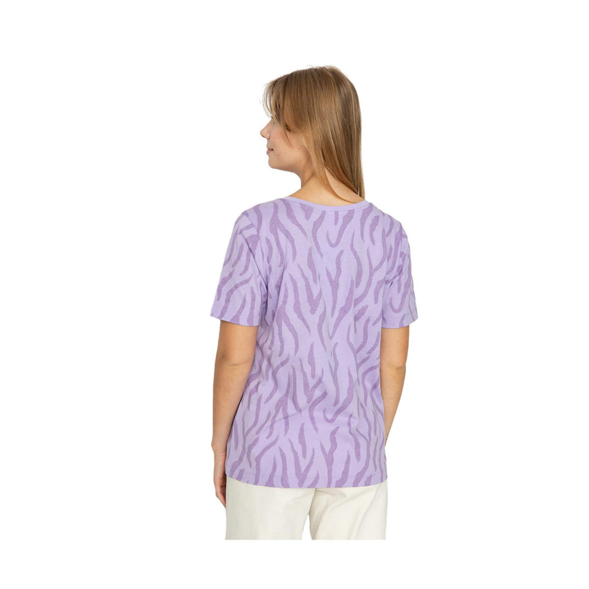 CHAMPION CREWNECK T-SHIRT - Lilla - vista 3
