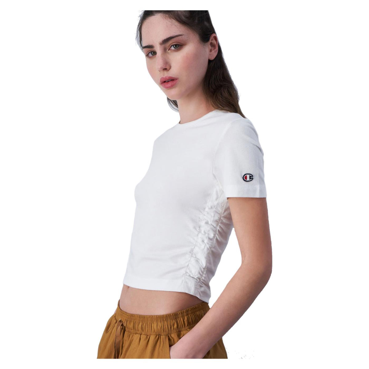 CHAMPION CREWNECK CROPTOP T-SHIRT - seconda immagine