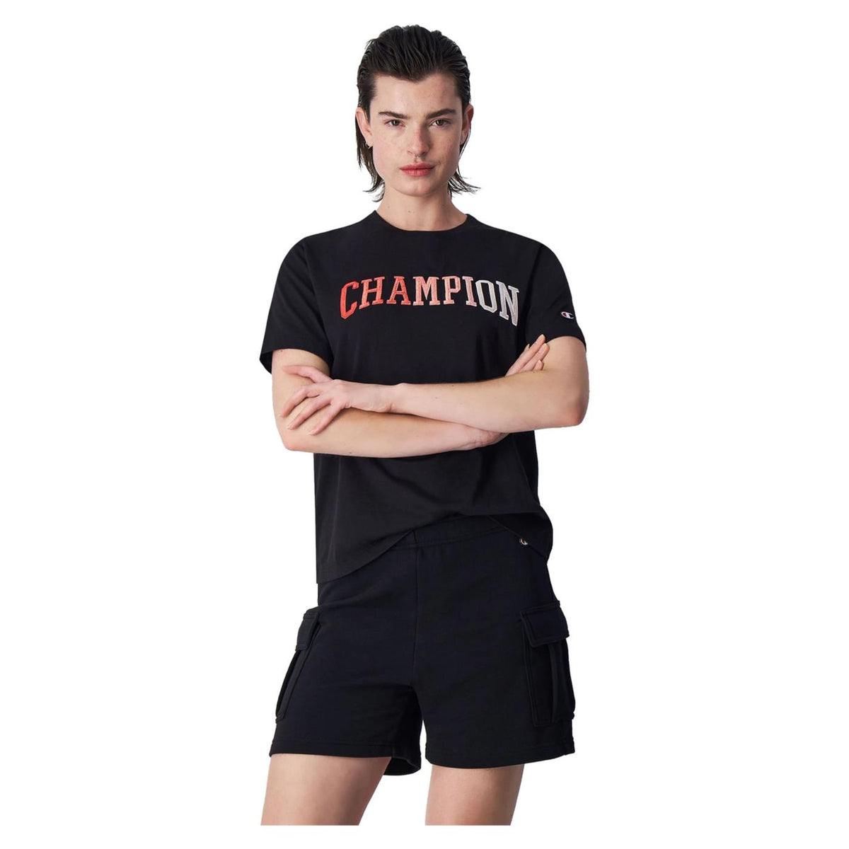 CHAMPION CREWNECK T-SHIRT