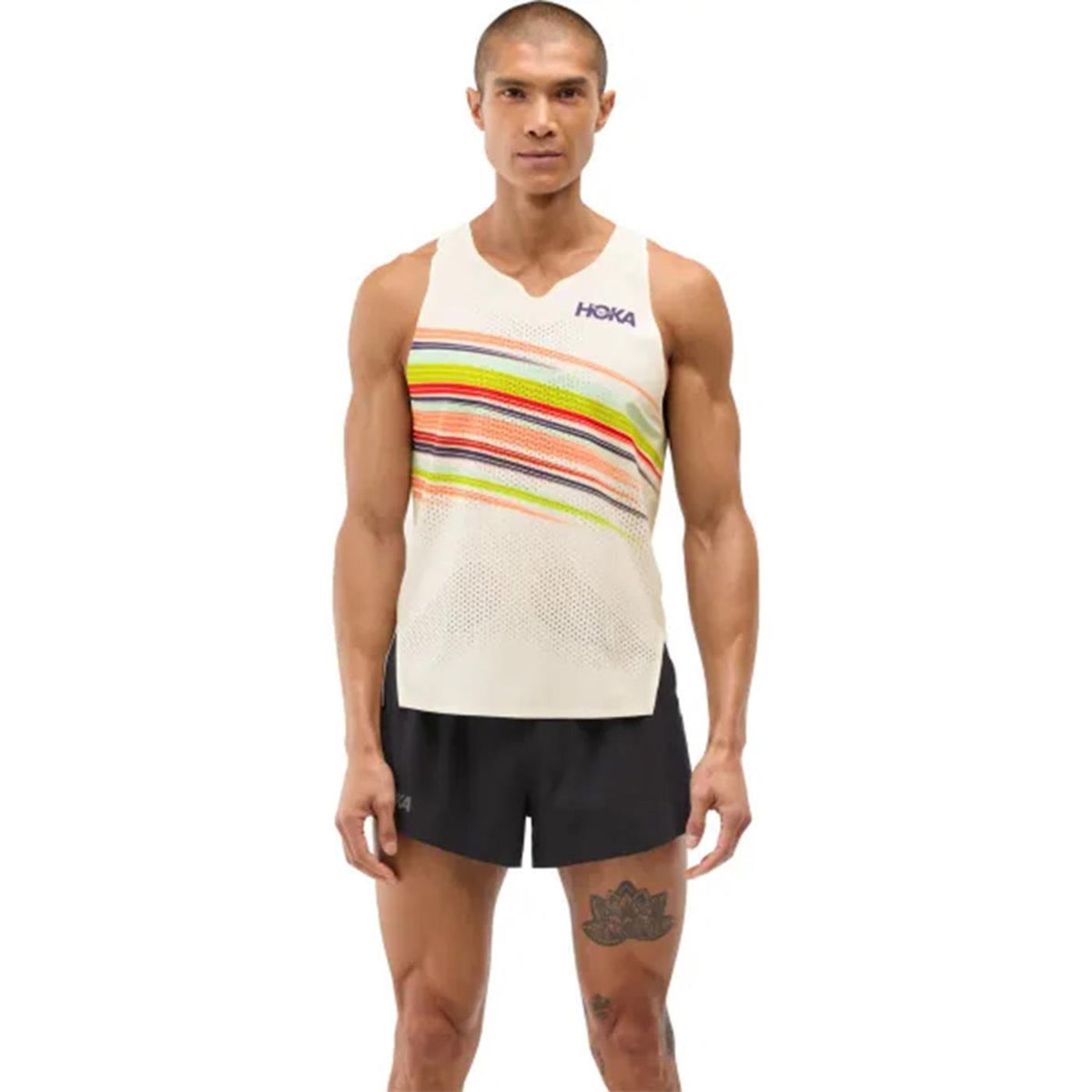HOKA RACE DAY SINGLET - Bianco - immagine principale