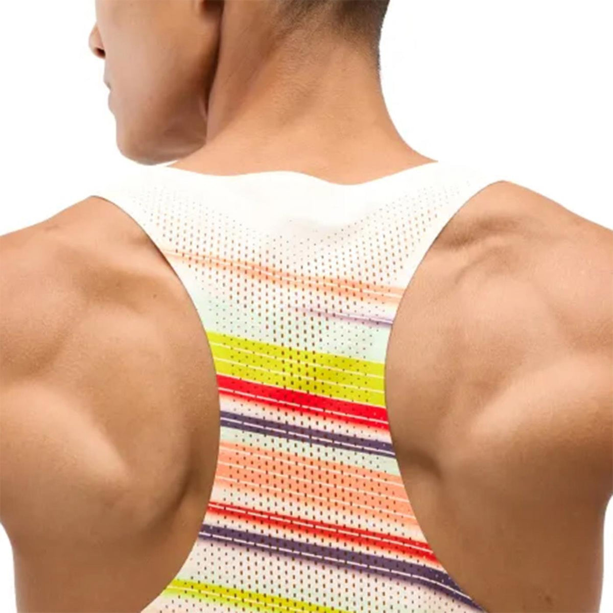 HOKA RACE DAY SINGLET - Bianco - vista 4