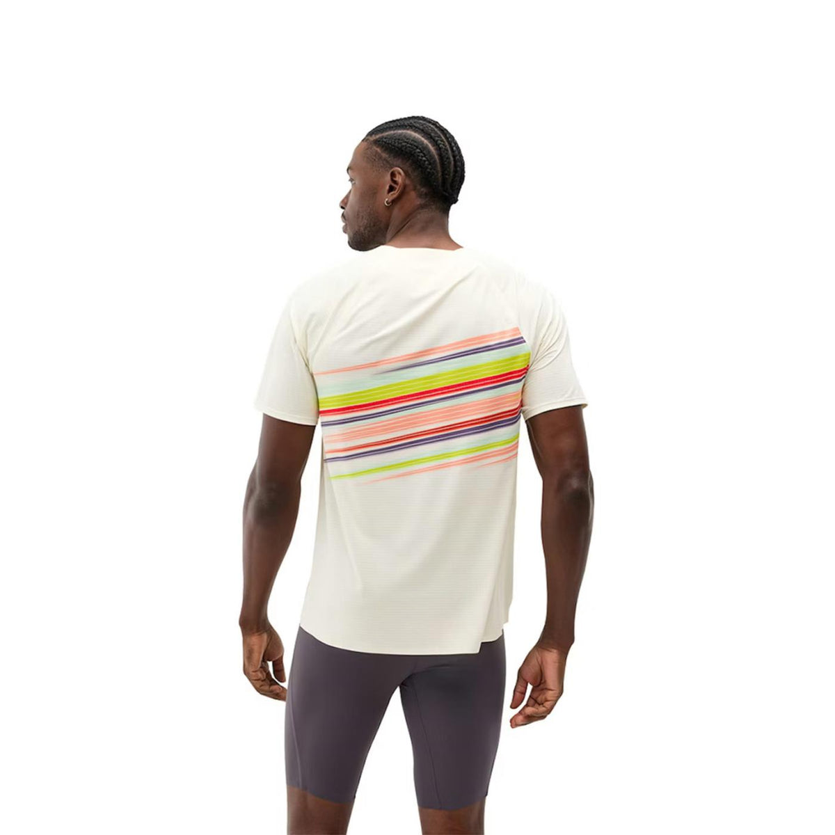 HOKA RACE DAY SHORT SLEEVE - Beige - vista 2