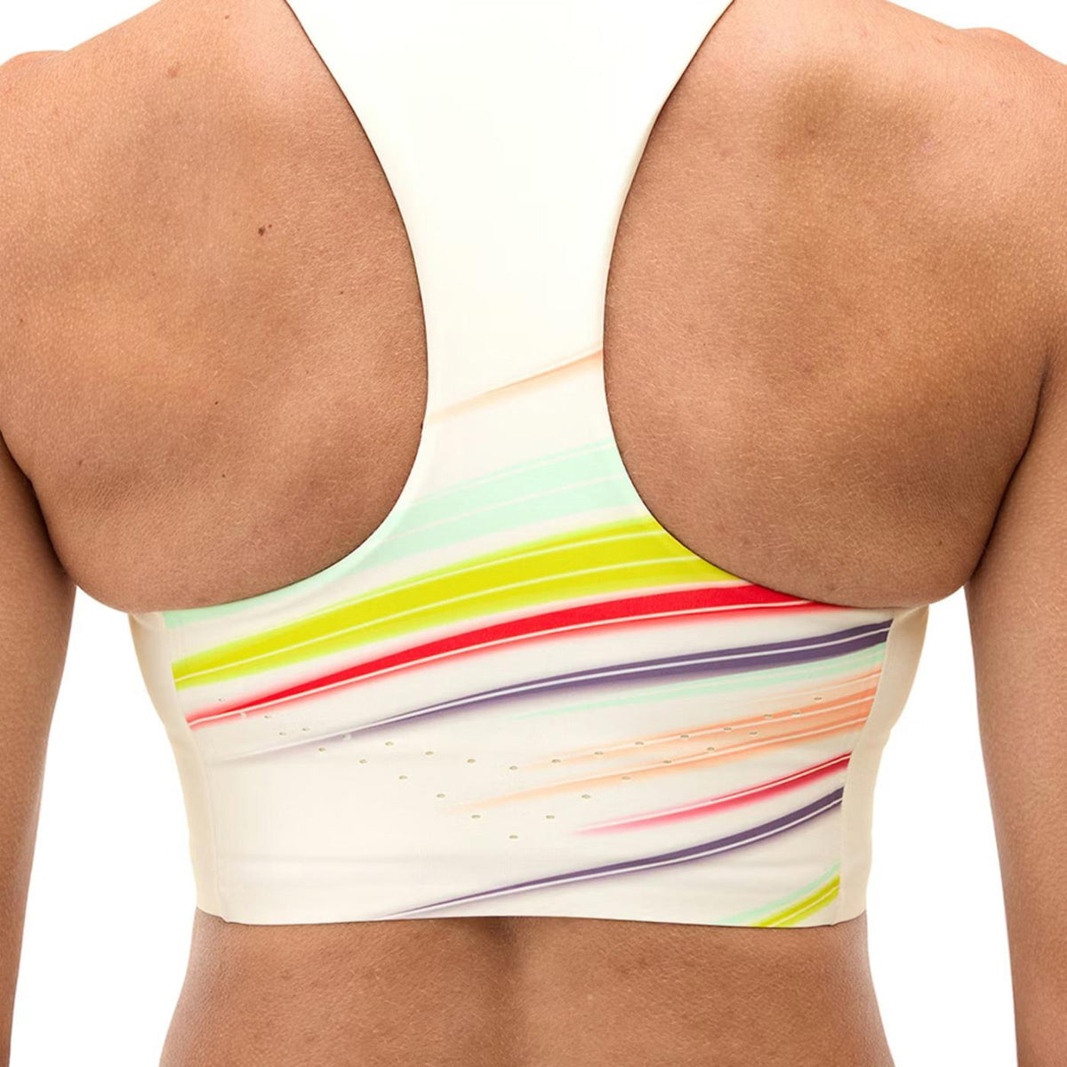 HOKA RACE DAY CROP BRA WOMAN - Bianco - vista 4