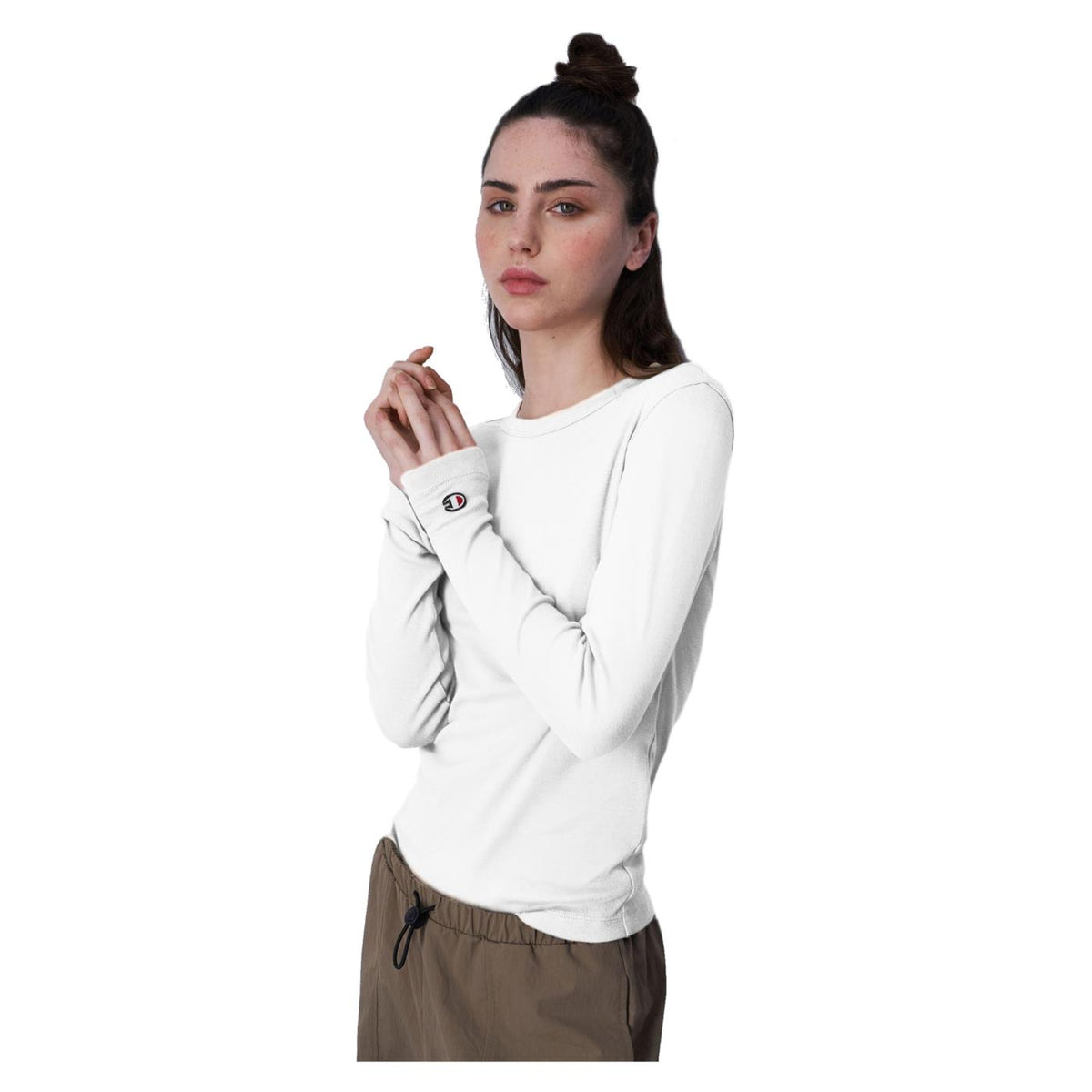 CHAMPION LONG SLEEVE CREWNECK T-SH - seconda immagine