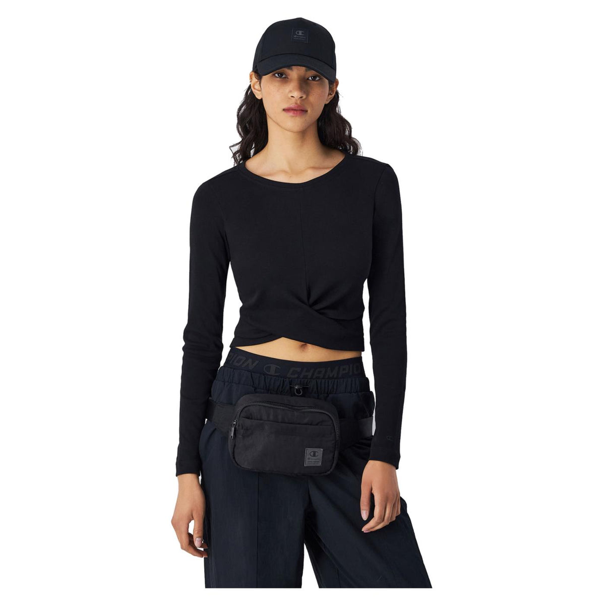 CHAMPION W CREWNECK CROPTOP TEE - seconda immagine