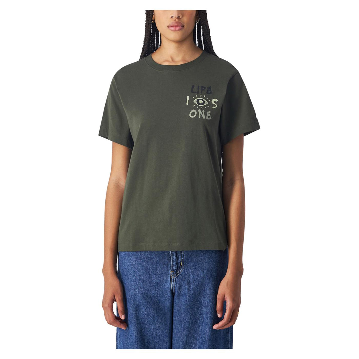 CHAMPION W CREWNECK T-SHIRT - seconda immagine