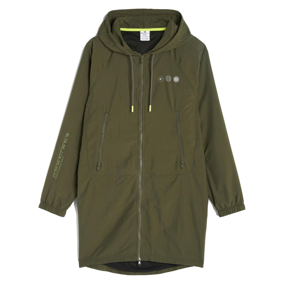 CHAMPION W HOODED FZ SWEATSHIRT
