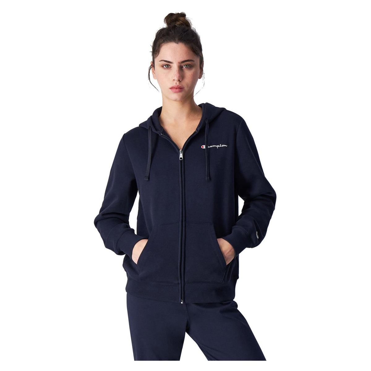 CHAMPION W HOODED FZ SWEATSHIRT - seconda immagine