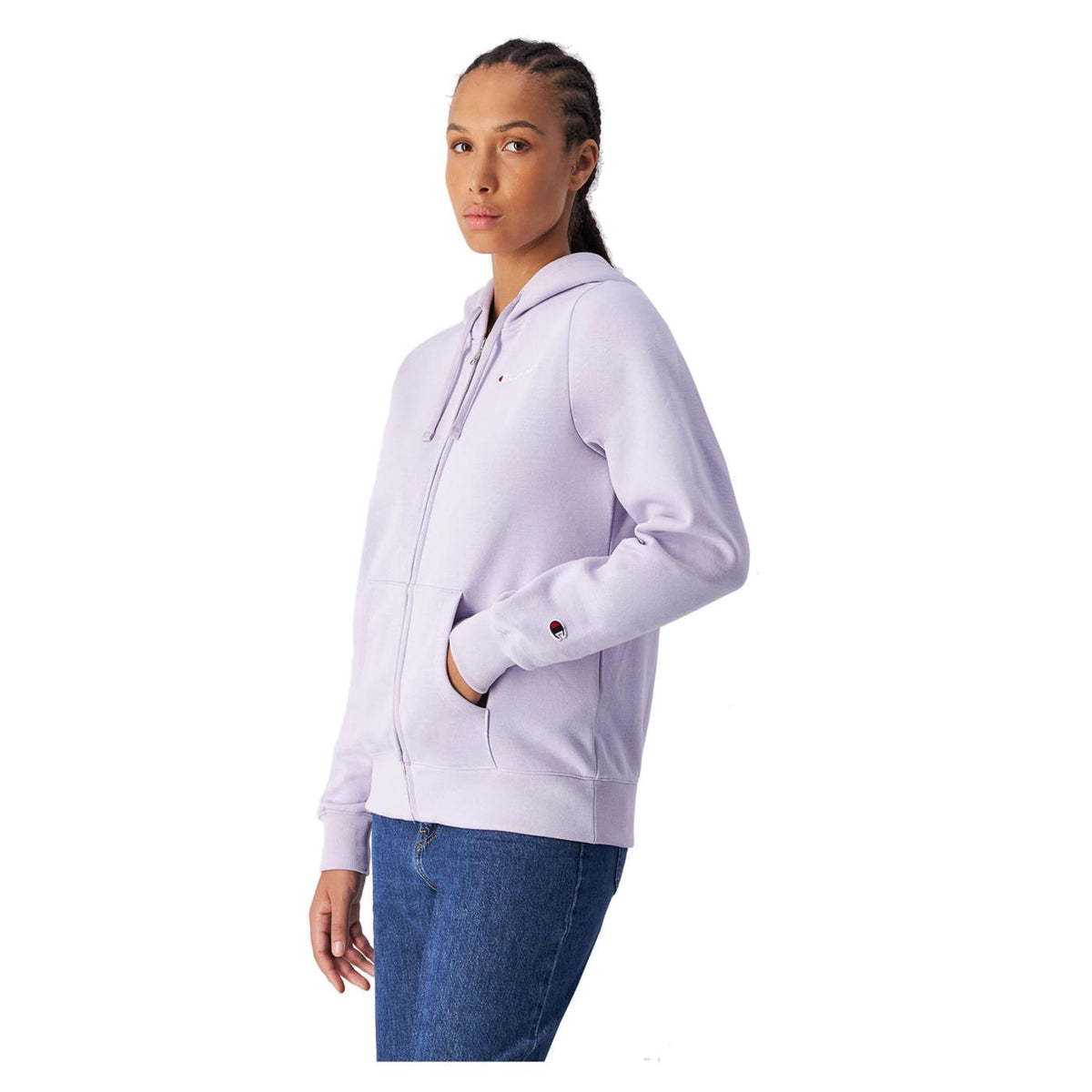 CHAMPION W HOODED FZ SWEATSHIRT - seconda immagine