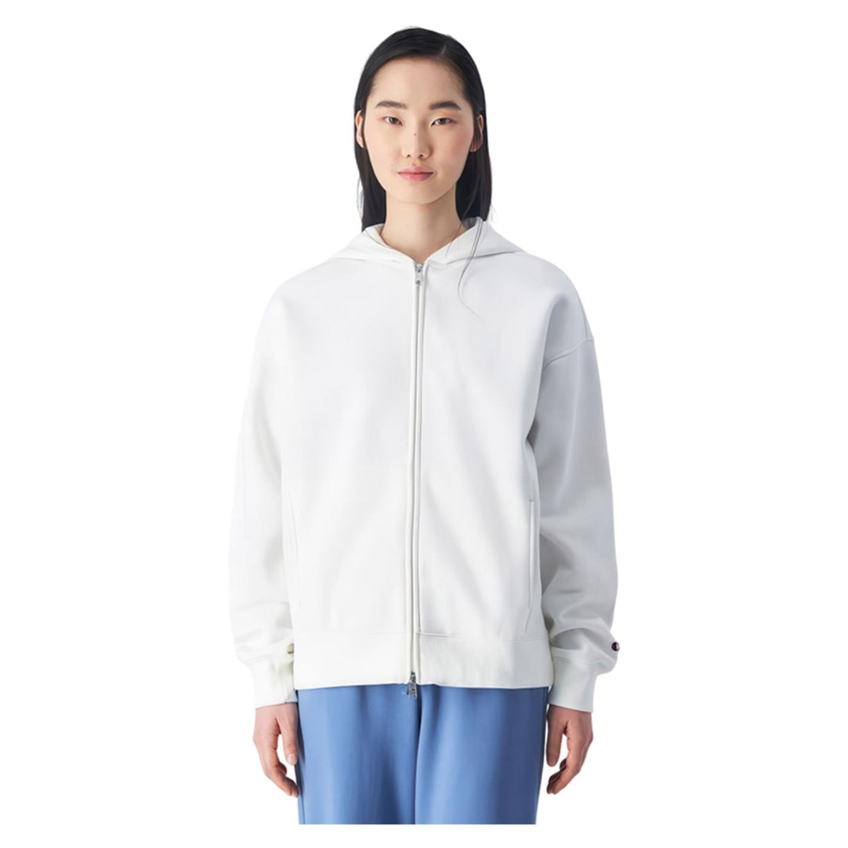 CHAMPION W HOODED FZ SWEATSHIRT - seconda immagine