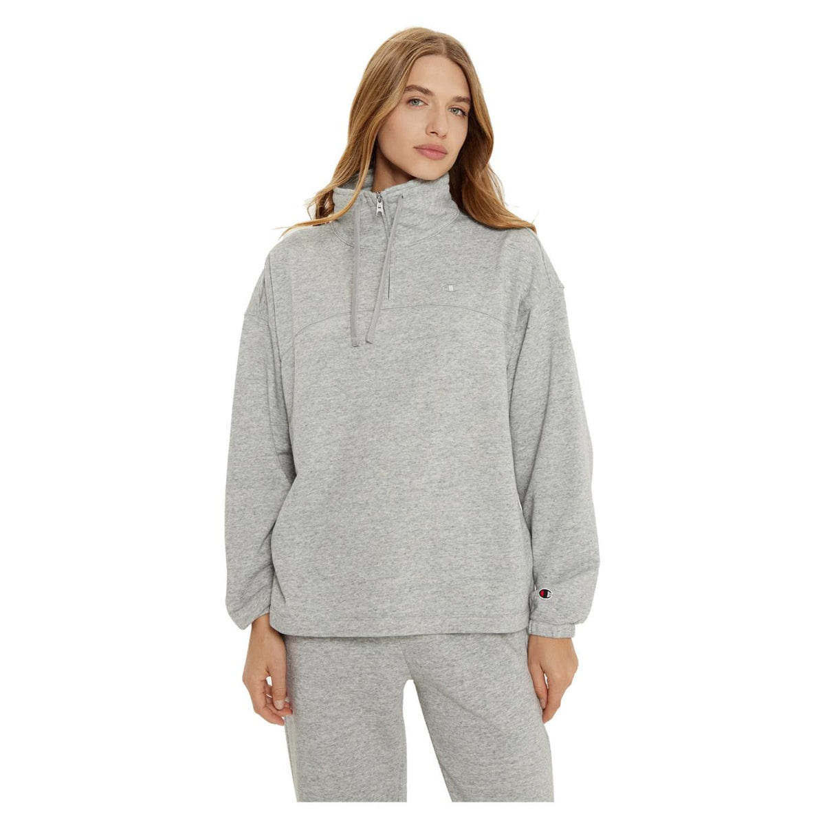 CHAMPION W HALF ZIP SWEATSHIRT