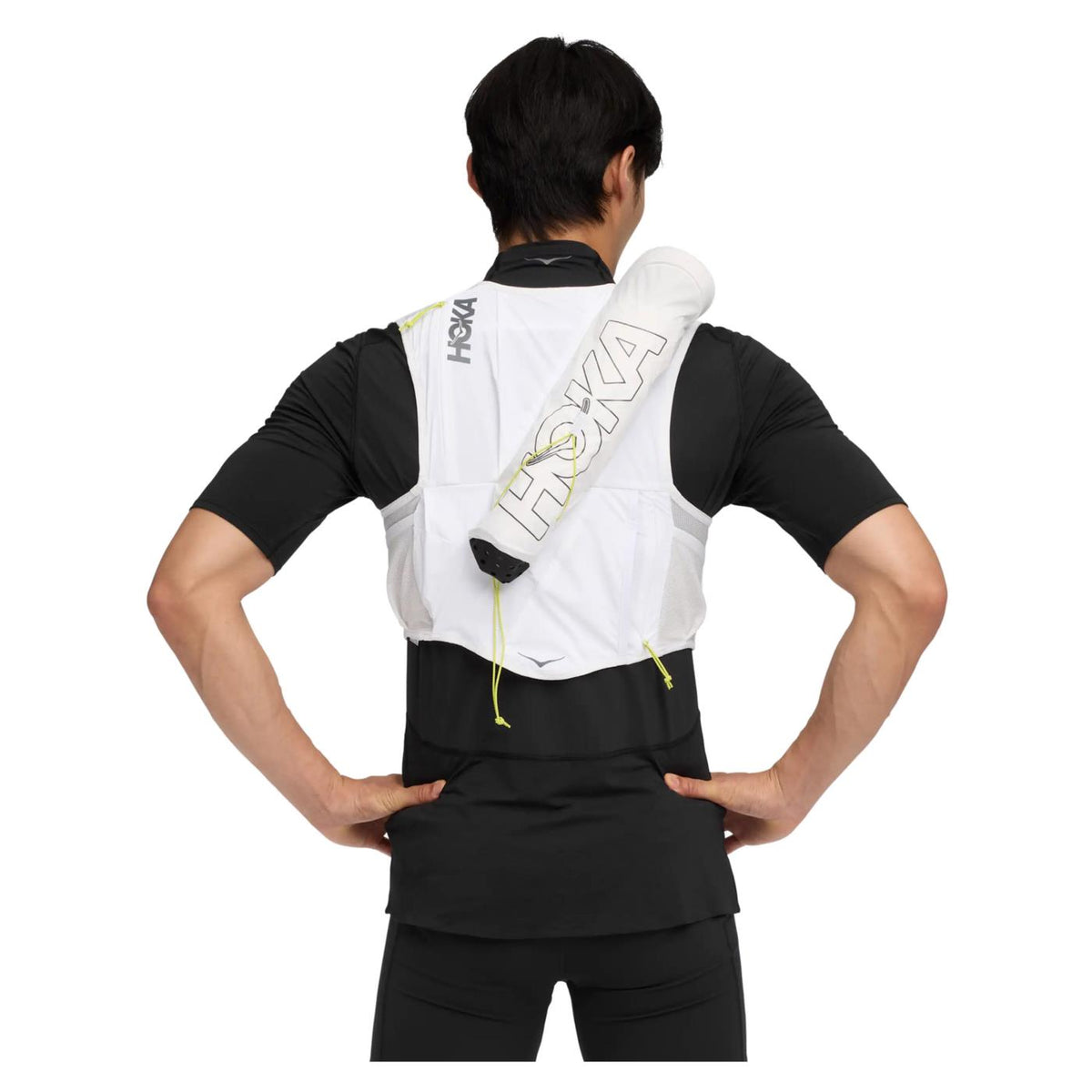 HOKA TRAIL RUN VEST 10L - Bianco - vista 3