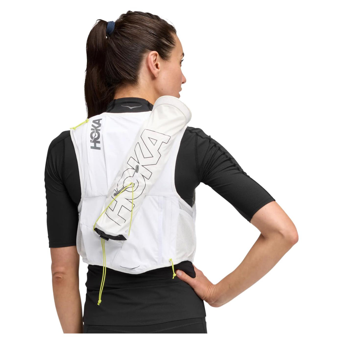 HOKA TRAIL RUN VEST 10L - Bianco - vista 4
