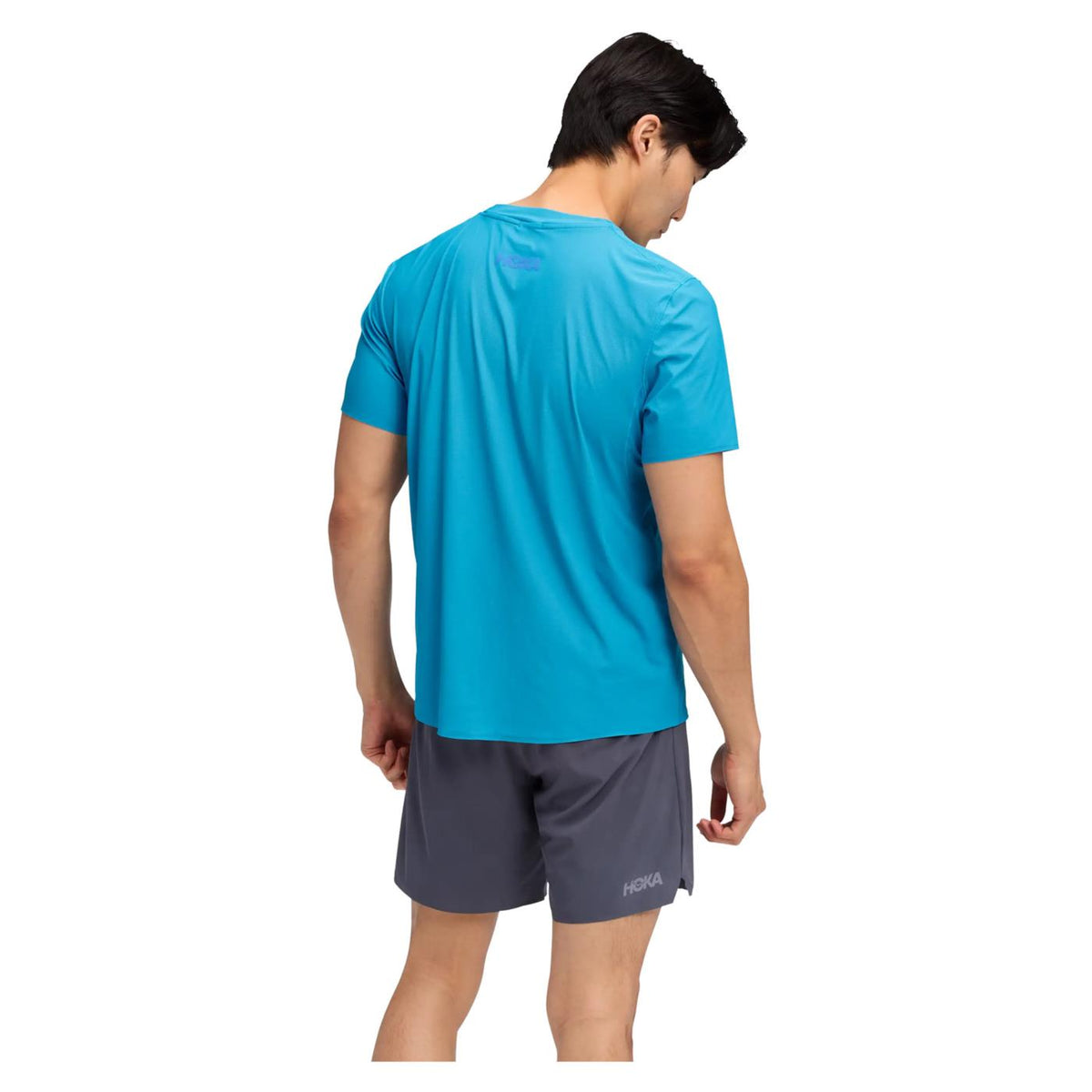 HOKA AIROLITE SHORT SLEEVE 2.0 - C1-azzurro - vista 2