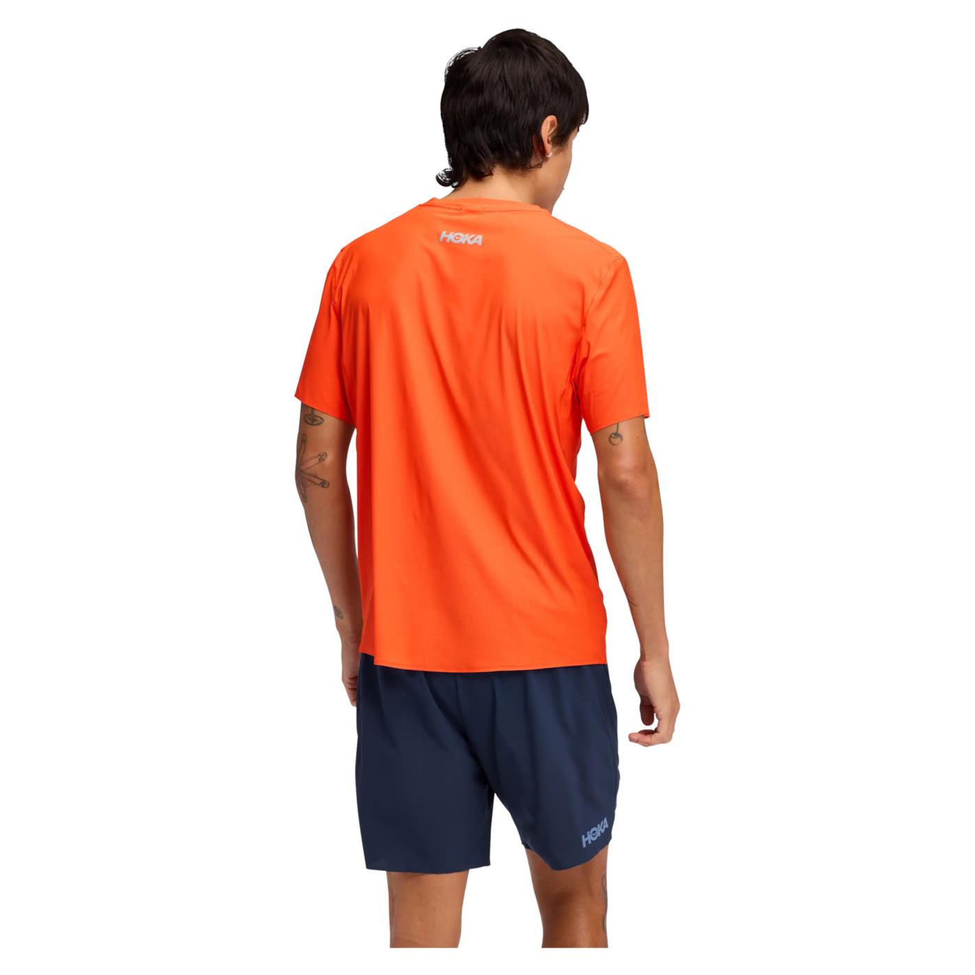 HOKA AIROLITE SHORT SLEEVE 2.0 - C1-arancione - vista 2