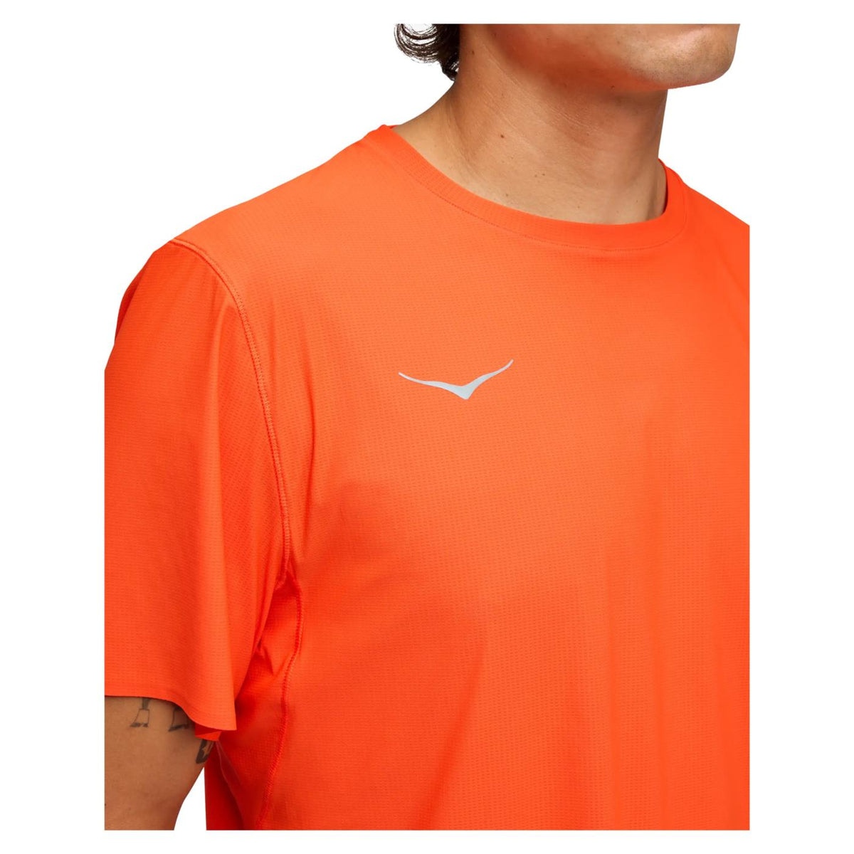 HOKA AIROLITE SHORT SLEEVE 2.0 - C1-arancione - vista 3