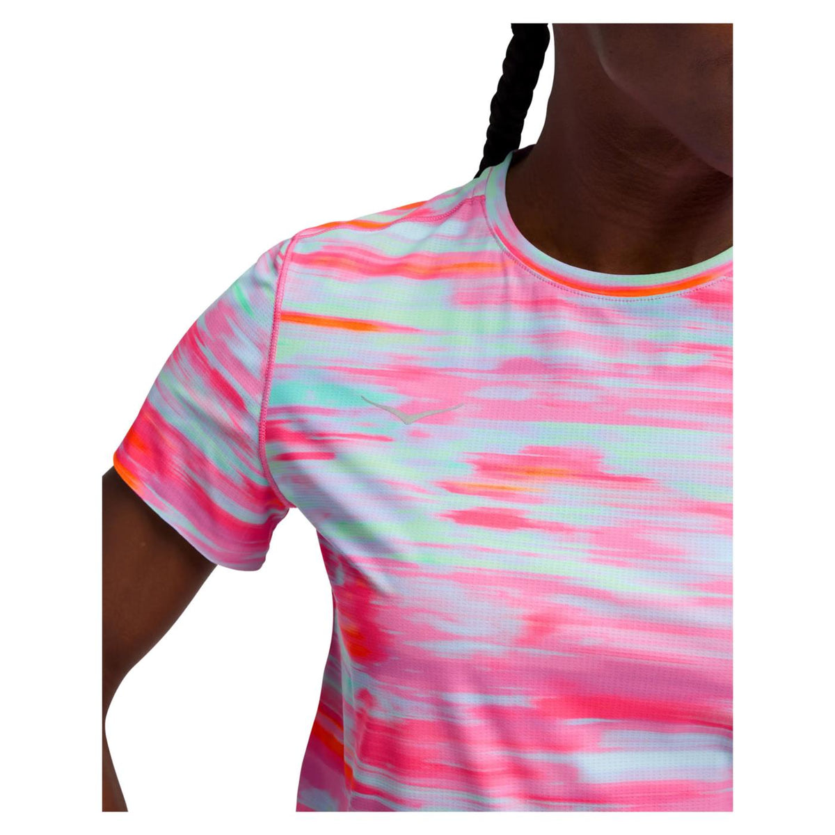HOKA AIROLITE SS TEE WOMAN - C1-rosa - vista 3