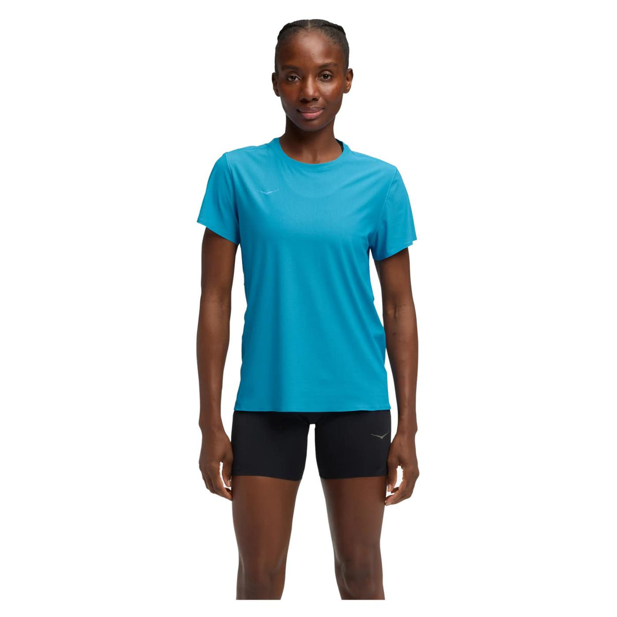 HOKA AIROLITE SS TEE WOMAN - C1-azzurro - immagine principale
