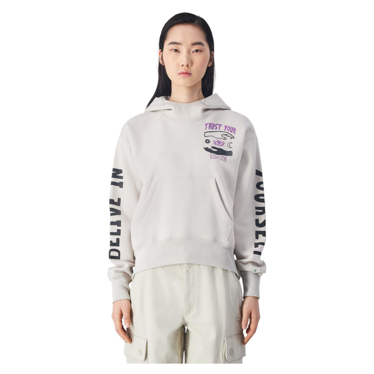 CHAMPION W HOODED SWEATSHIRT