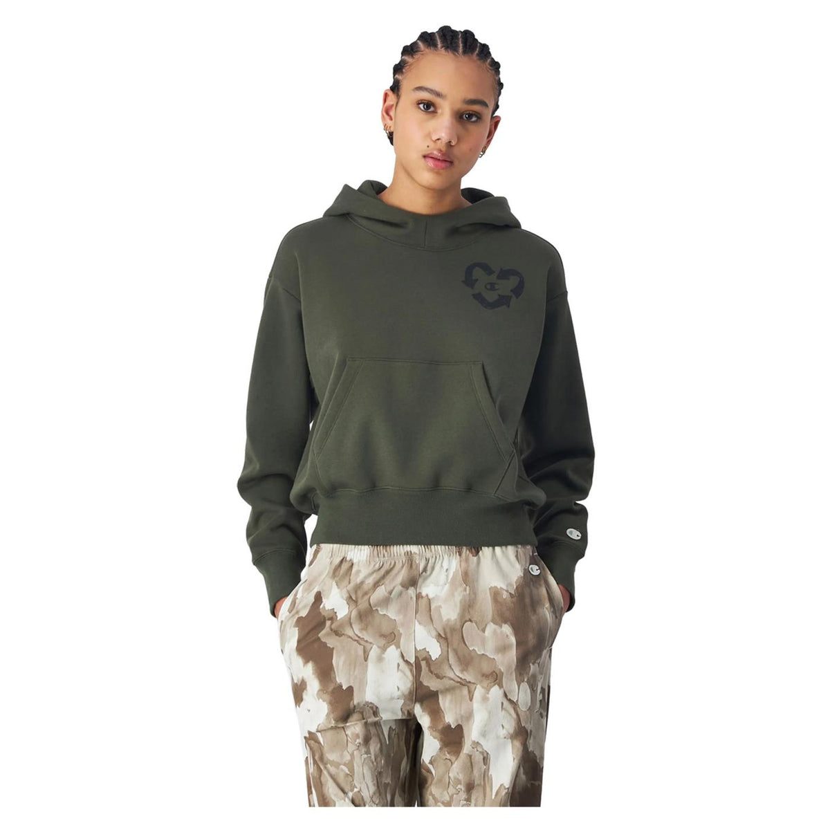 CHAMPION W HOODED SWEATSHIRT - seconda immagine