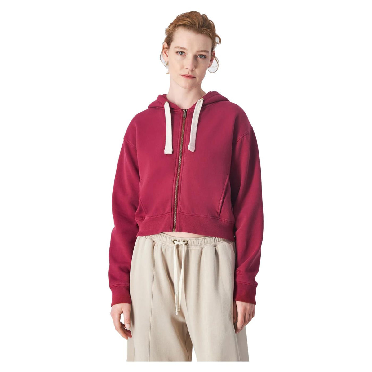 CHAMPION W HOODED SWEATSHIRT - seconda immagine