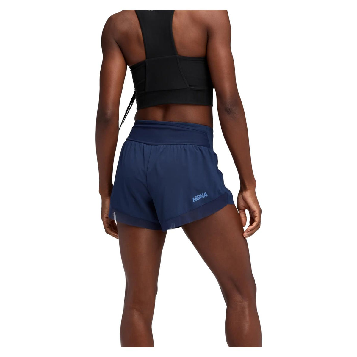 HOKA WOMAN GLIDE 4 SHORT - Blu - vista 2