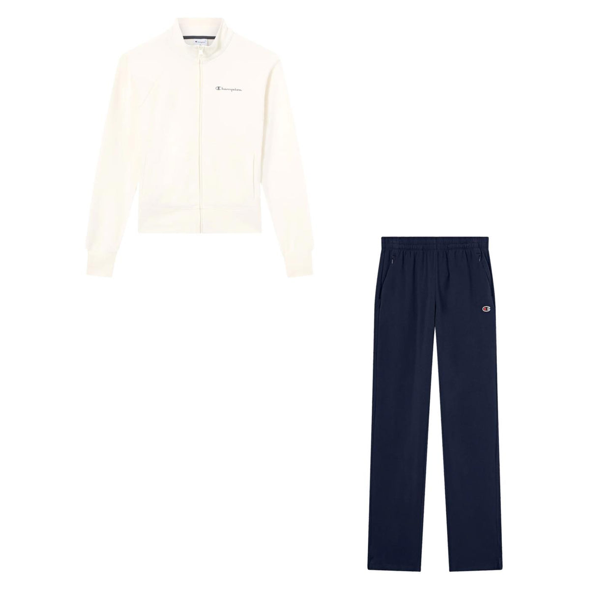 CHAMPION W FULL ZIP SUIT - Bianco - vista 4