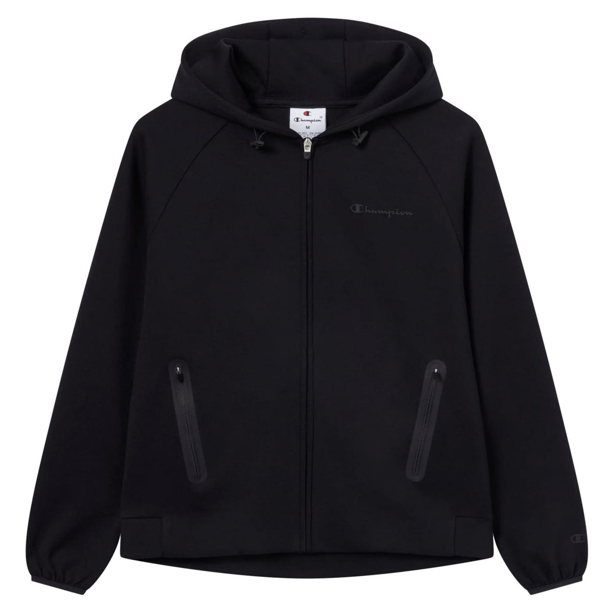 CHAMPION W FZ HOODIE SWEATSHIRT - Nero - immagine principale