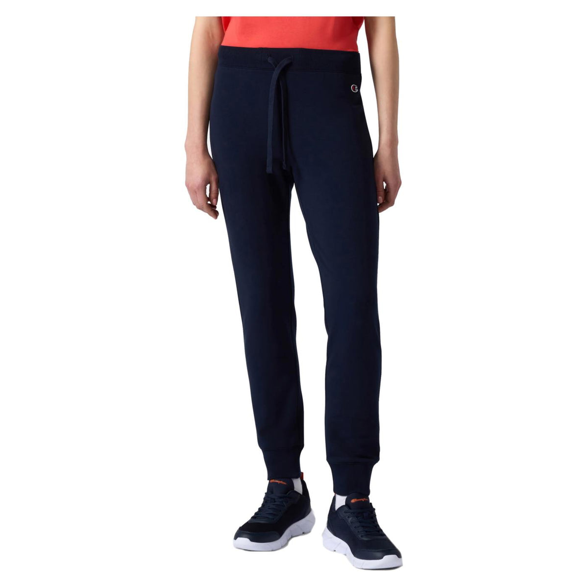 CHAMPION W RIB CUFF PANTS - Blu - vista 2